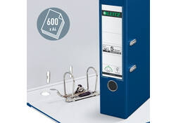 Ordner Leitz 1010 180° 80mm PP A4 blauw
