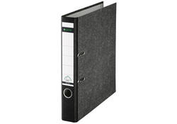 Ordner Leitz folio 50mm karton gewolkt zwart