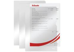Insteekmap L-model Esselte standaard copy safe 0.11mm PP A4 glashelder 100 stuks
