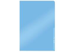 Insteekmap L-model Leitz Premium lasnaad copy safe 0.15mm PVC A4 blauw 100 stuks