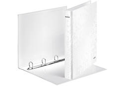 Ringband Leitz WOW A4 maxi 4-rings D-mechaniek 40mm wit