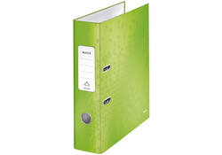 Ordner Leitz Wow 180° gelamineerd 85mm A4 groen