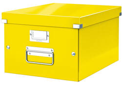 Opbergbox Leitz WOW Click & Store 281x200x370mm geel