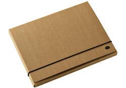 Elastobox Kraft Line A4 3 kleppen bruin