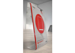 Kaarthouder Quantore A4 L-staand