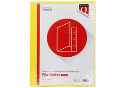 Dossiermap Quantore A4 300gr geel