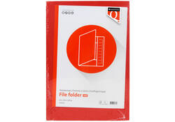 Dossiermap Quantore folio 300gr rood