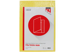 Dossiermap Quantore Folio 300gr geel