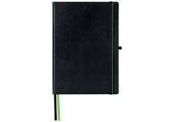 Notitieboek Leitz Complete A4 160blz 100gr lijn zwart