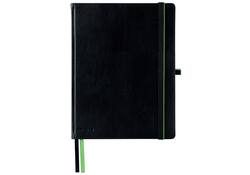 Notitieboek Leitz Complete 187x242mm 160blz 100gr lijn zwart