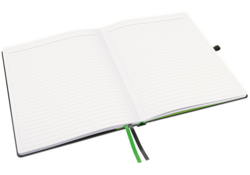 Notitieboek Leitz Complete 187x242mm 160blz 100gr lijn zwart