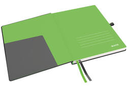 Notitieboek Leitz Complete 187x242mm 160blz 100gr lijn zwart