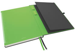Notitieboek Leitz Complete 187x242mm 160blz 100gr lijn zwart