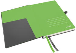 Notitieboek Leitz Complete A5 160blz 100gr lijn zwart