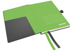 Notitieboek Leitz Complete A6 lijn 160 pagina's 100gr zwart