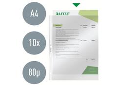 Showtas Leitz Premium standaard copy safe 0.09mm 4-gaats PVC A4 glashelder 100 stuks