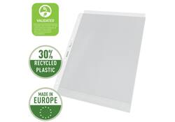 Showtas Leitz Premium copy safe 0.12mm 4-gaats PP A4 transparant 100 stuks