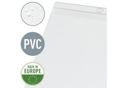 Insteekmap U-model Leitz Premium met ophangoog 0.20mm PVC A5 transparant 50 stuks