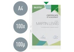 Showtas Leitz Premium 0.10mm PP A4 transparant 100 stuks