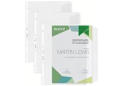 Showtas Leitz Premium met klep copy safe 0.13mm PP A4 transparant 50 stuks
