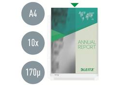 Showtas Leitz Premium copy safe 0.17mm PVC Expansievouw glashelder 10 stuks
