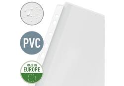 Showtas Leitz Premium copy safe 0.17mm PVC Expansievouw glashelder 10 stuks