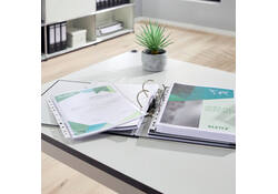 Showtas Leitz Premium copy safe 0.17mm PVC Expansievouw glashelder 10 stuks