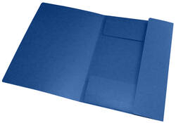 Elastomap Oxford Top File+ A3 3 kleppen 390gr blauw