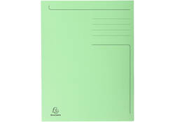 Dossiermap Exacompta Forever A4 3 kleppen 280gr groen