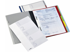 Organisatiemap Durable Divisoflex A4 blauw