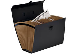 Sorteerkoffer Bankers Box Handifile 19-vaks zwart