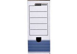 Archiefdoos Bankers Box System A4 100mm wit blauw