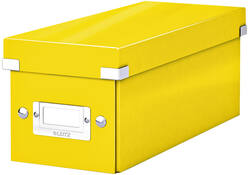 CD-box Leitz WOW Click&Store 143 x 136 x 352 mm geel