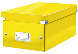 DVD-box Leitz WOW Click&Store 206 x 147 x 352 mm geel