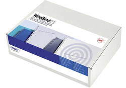 Draadrug GBC 10mm US/21rings A4 zilver 100stuks