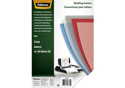 Voorblad Fellowes A4 PVC 240micron 100stuks
