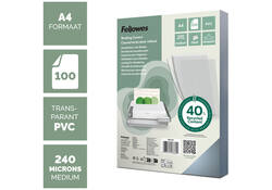 Voorblad Fellowes A4 PVC 240micron 100stuks