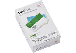 Lamineerhoes GBC creditcard 54x86mm 2x125micron 100stuks