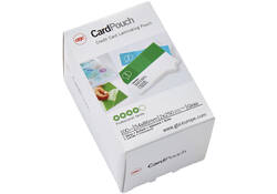 Lamineerhoes GBC creditcard 54x86mm 2x250micron 100stuks