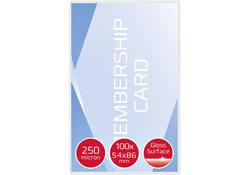 Lamineerhoes GBC creditcard 54x86mm 2x250micron 100stuks