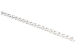 Bindrug Fellowes 6mm 21rings A4 wit 100stuks