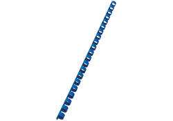 Bindrug GBC 10mm 21rings A4 blauw 100stuks