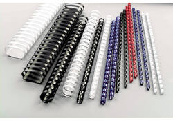 Bindrug GBC 19mm 21rings A4 zwart 100stuks