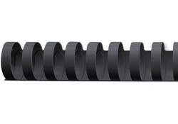 Bindrug GBC 19mm 21rings A4 zwart 100stuks