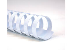 Bindrug GBC 22mm 21rings A4 wit 100stuks