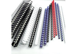 Bindrug GBC 25mm 21rings A4 zwart 50stuks