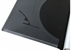 Showmap Opus 2 frontview A4 20-tassen antraciet