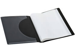 Showmap Opus 2 frontview A5 20-tassen antraciet