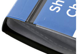 Showmap Opus 2 frontview A5 20-tassen antraciet