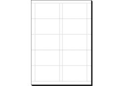 Visitekaart Sigel 85x55mm blanco 185gr wit 150 stuks